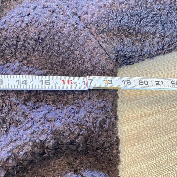 Fisher's Lincoln Park Coat Brown Sz M/L Fur Collar 3/4 Sleeves Union Outlander - Picture 14 of 15